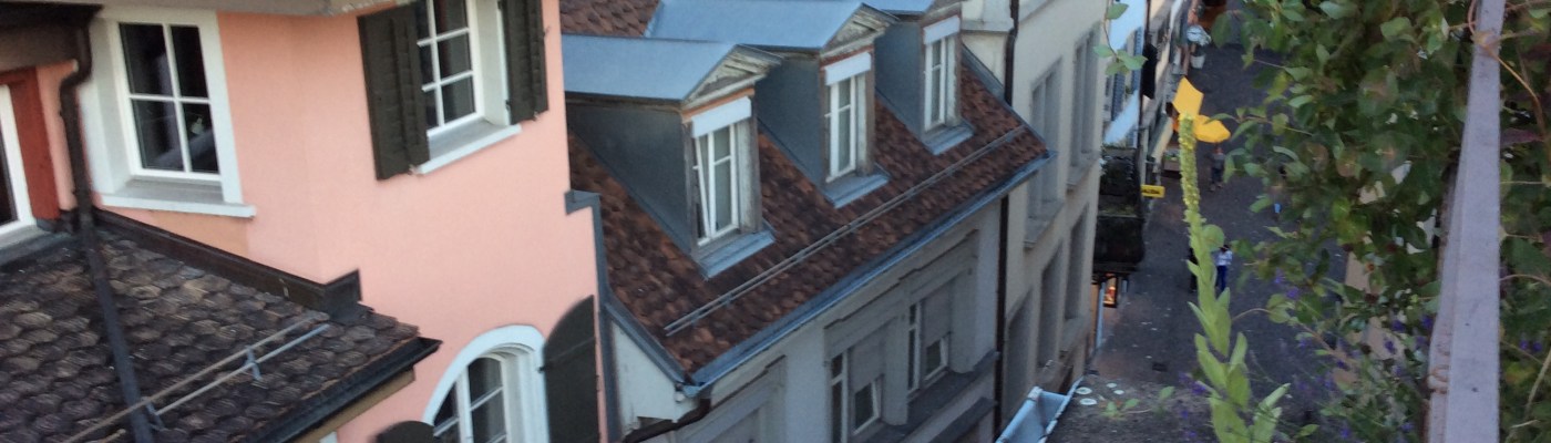 View from hostel in Zurich