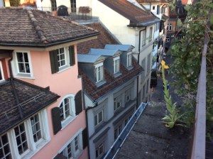 View from hostel in Zurich
