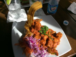 Vegan Mofongo at Cafe Berlin in Puerto Rico