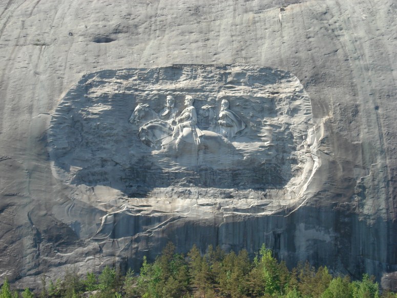 stone mountain carving