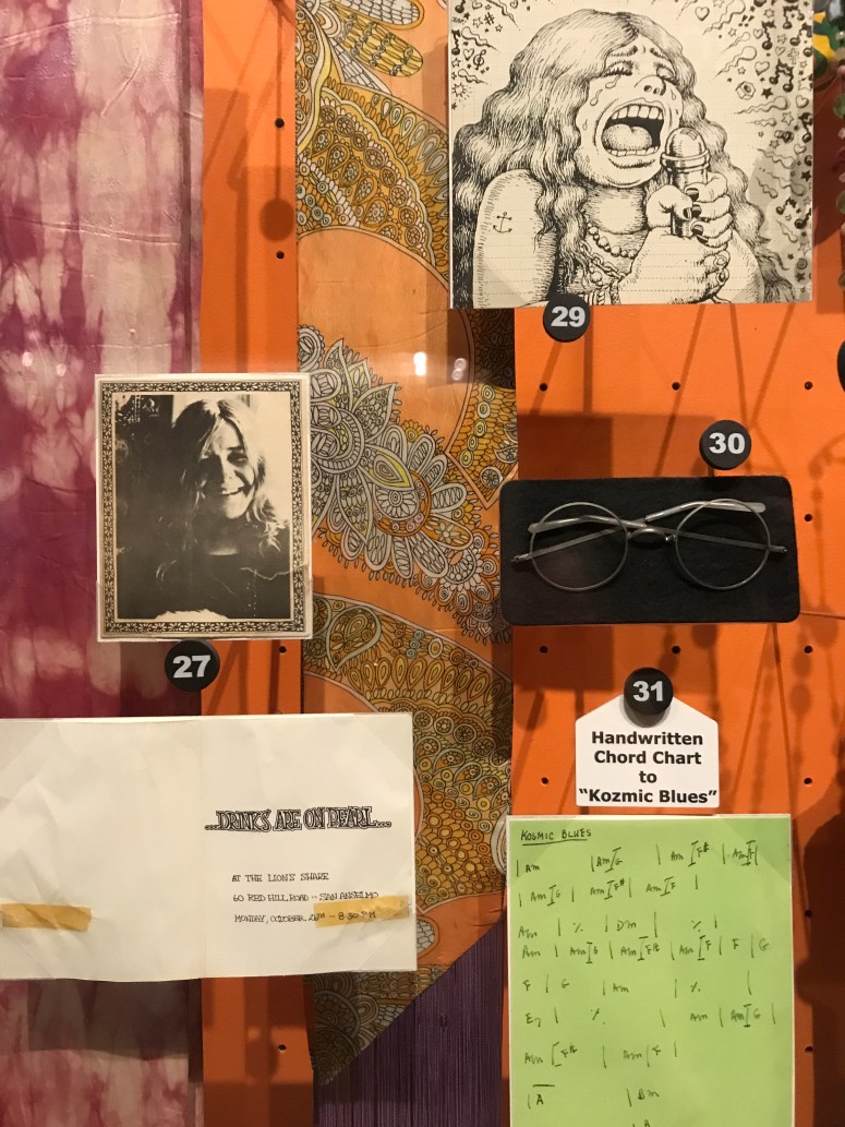 Janis Joplin Memorabilia at the Rock n' Roll Hall of Fame