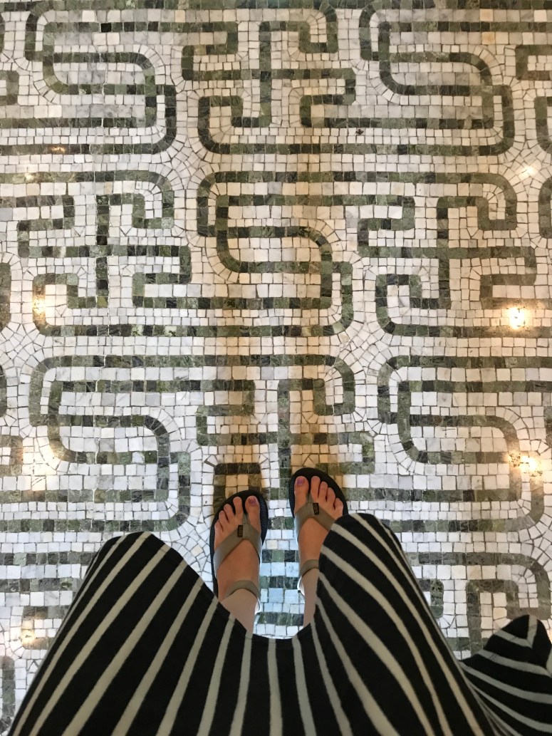 Floor at the Wade Chapel