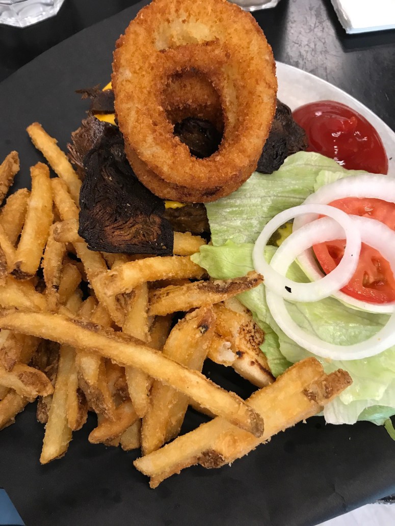 Vegan Burger & Fries at Doomie's Toronto