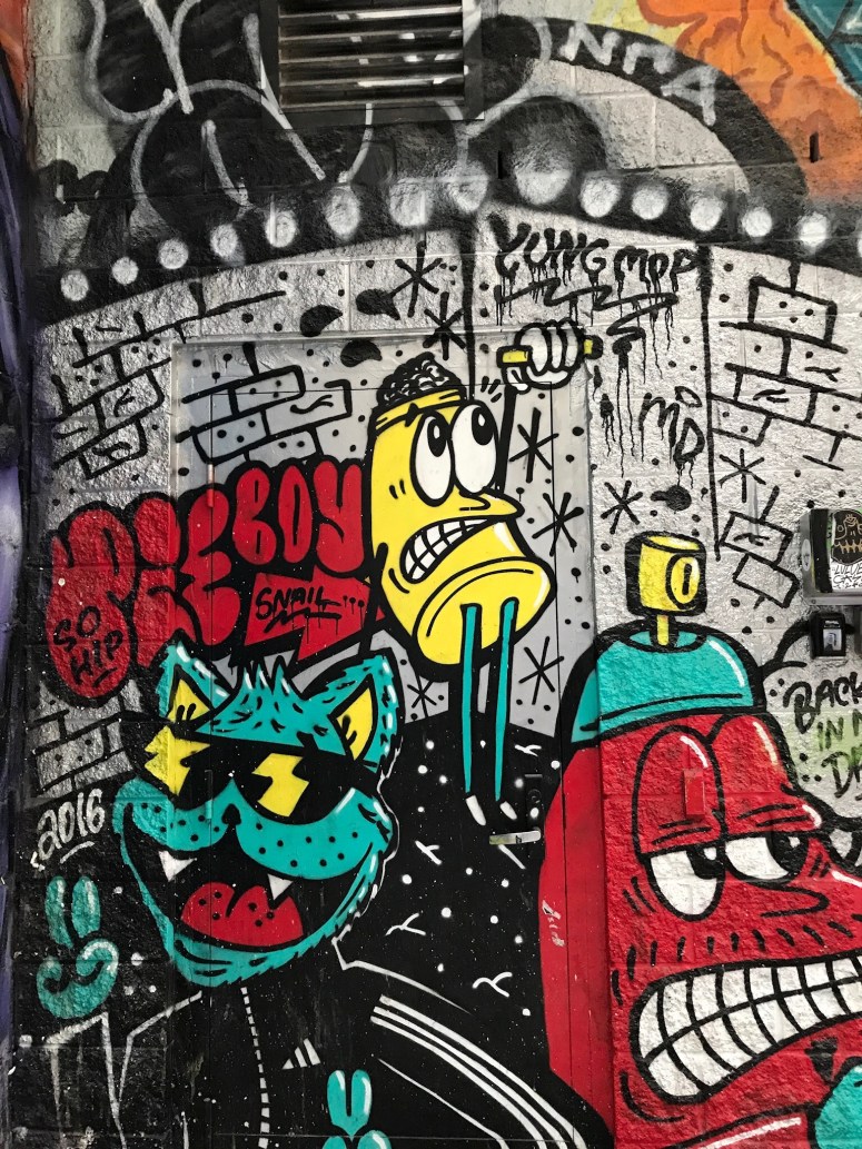 Graffiti Alley in Toronto