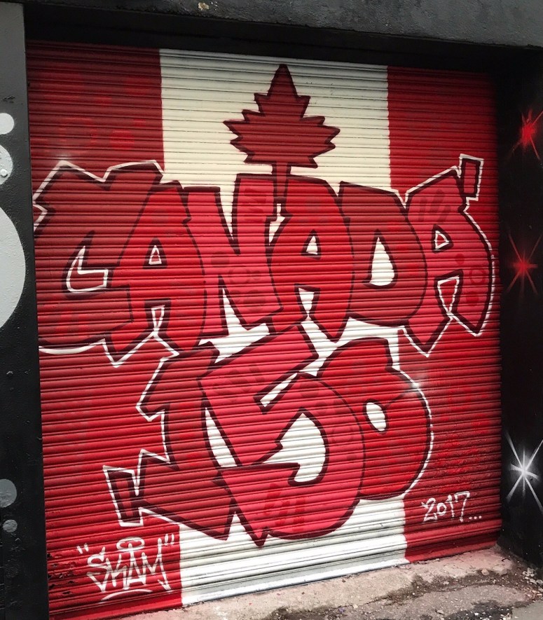 Graffiti Alley in Toronto