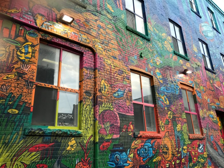 Graffiti Alley in Toronto