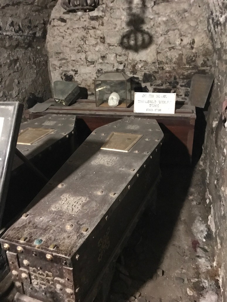 Crypts at St. Michan's Church in Dublin