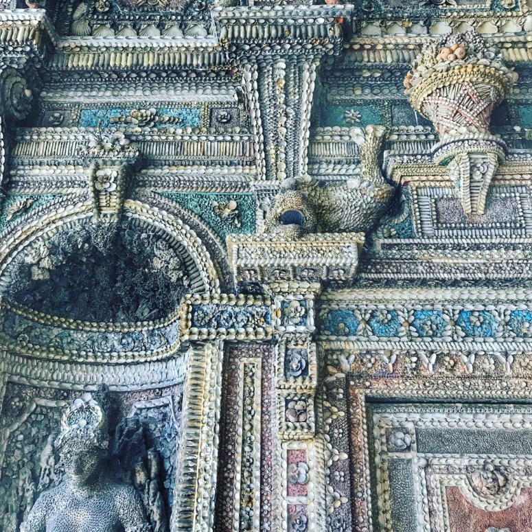 Yep - that's a wall decorated with seashells