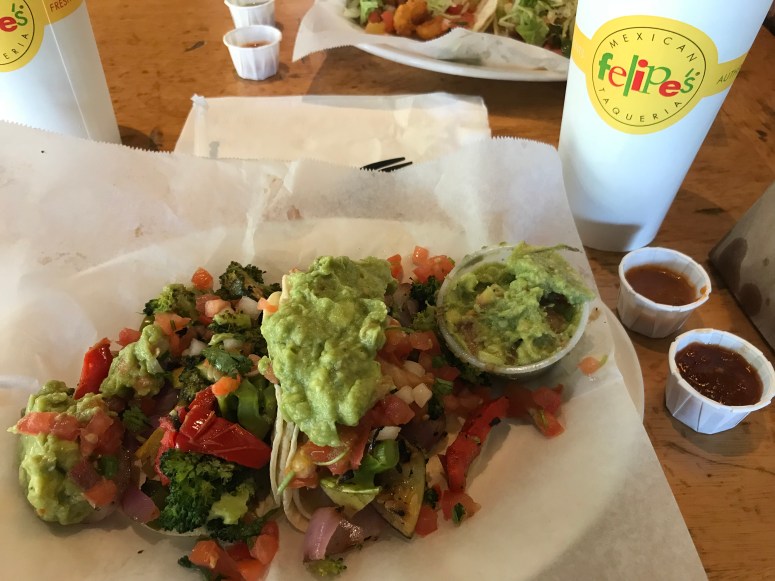 Lunch at Felipe’s Mexican Taqueria